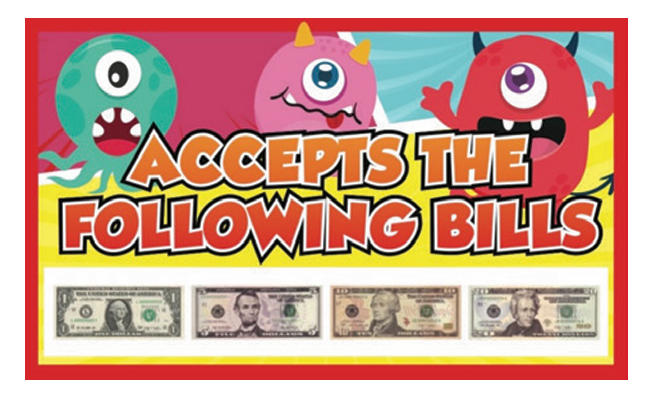 Monster Theme Accepts Bills (English)