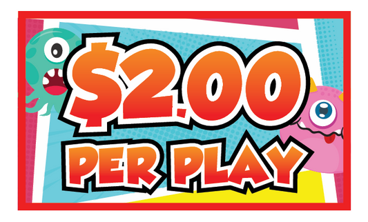 Monster Theme $2.00 per play (English)