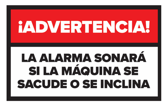 Space Theme Warning Alarm Will Sound (Spanish)