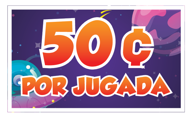 Space Theme 50¢ per play (Spanish)