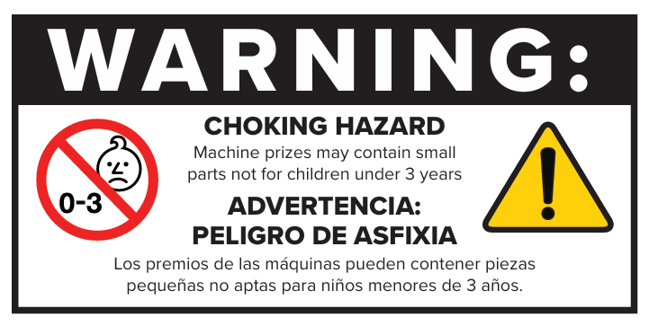 Warning Choking Hazard